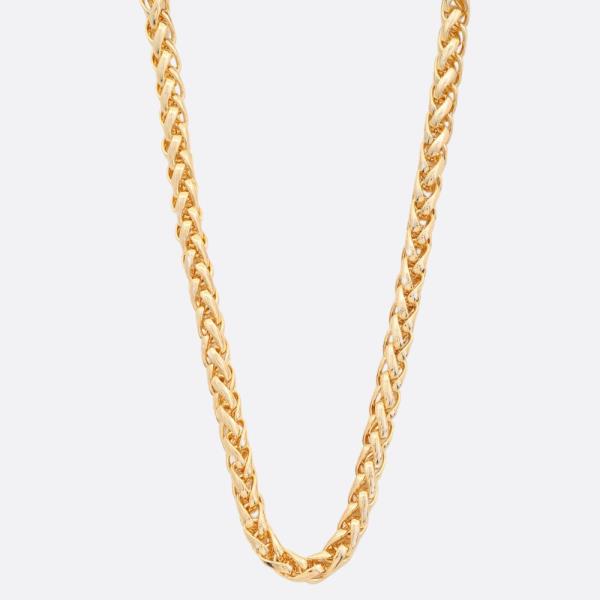 SODAJO METAL LINK GOLD DIPPED NECKLACE