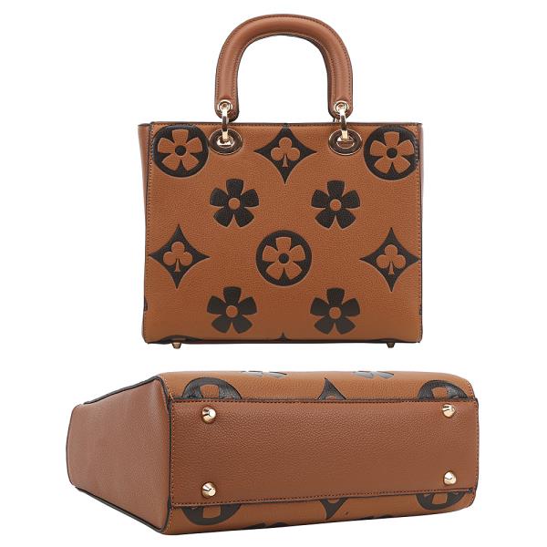 2IN1 PRINTED SATCHEL W WALLET SET