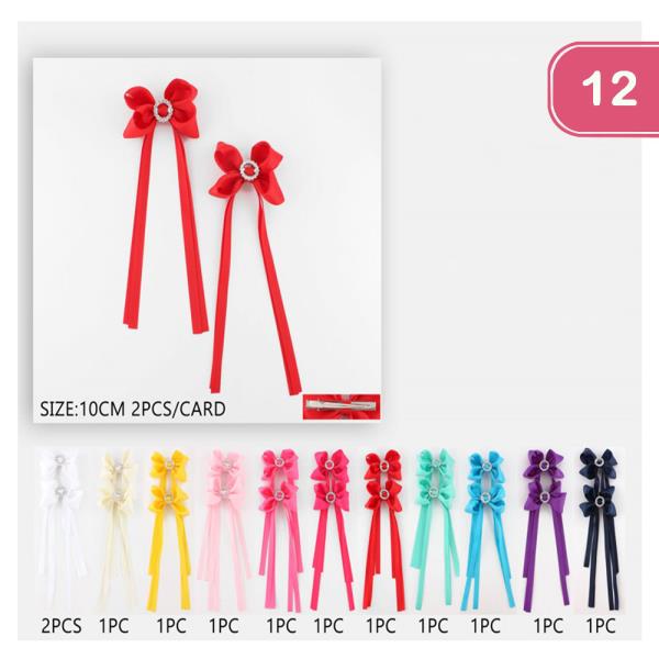 HAIR BOW PIN (12 UNITS)