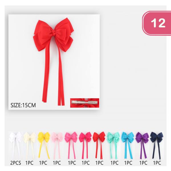 BOW HAIR PIN (12 UNITS)