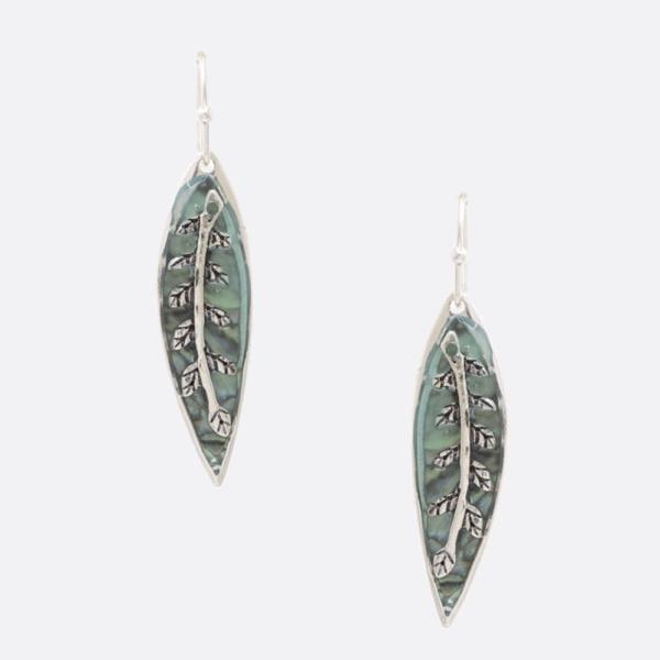 WESTERN STYLE LEAF DANGLE EARRING