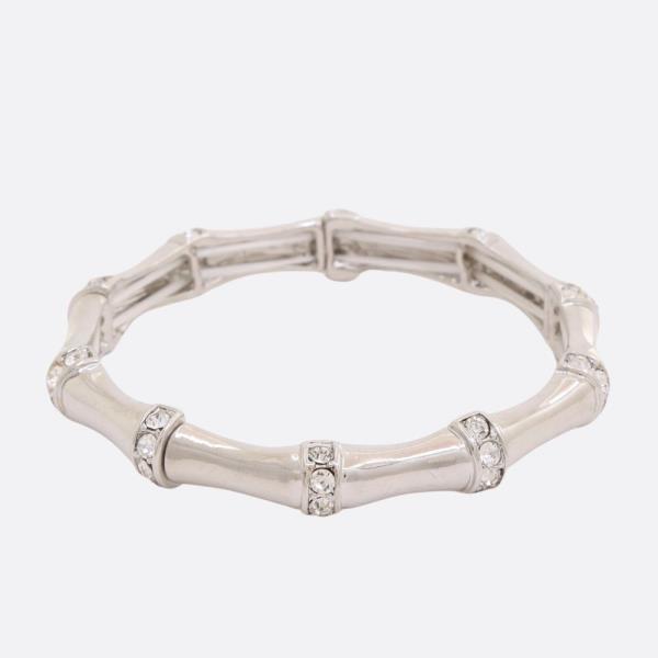 METAL BAMBOO STRETCH BRACELET