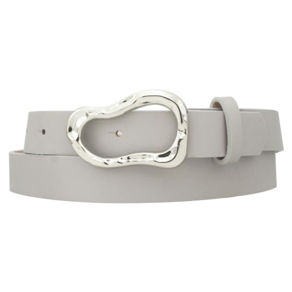 ORGANIC OVAL SHAPED BUCKLE BELT