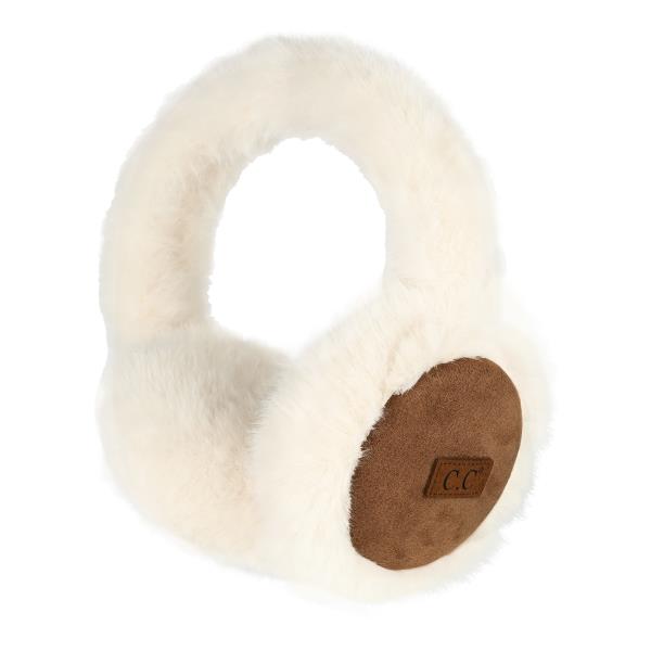 CC SUEDE & FAUX FUR EARMUFF