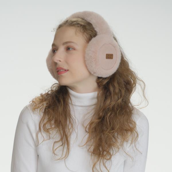 CC SUEDE & FAUX FUR EARMUFF