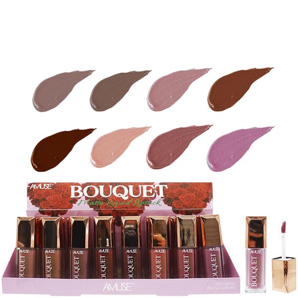 AMUSE BOUQUET MATTE LIQUID LIPSTICK (24 UNITS)