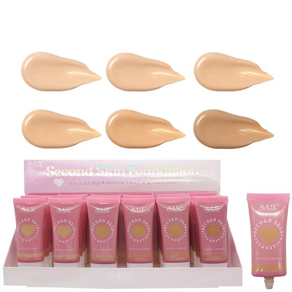 AMUSE SECOND SKIN FOUNDATION (24 UNITS)