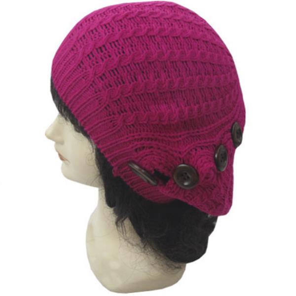 KNIT BERET HAT