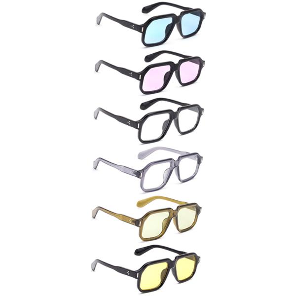 TRENDY SQUARE SUNGLASSES 1DZ