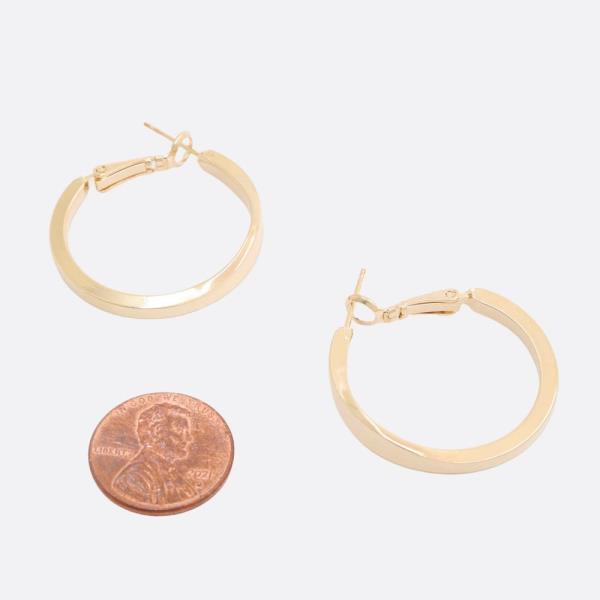 SODAJO HOOP GOLD DIPPED EARRING