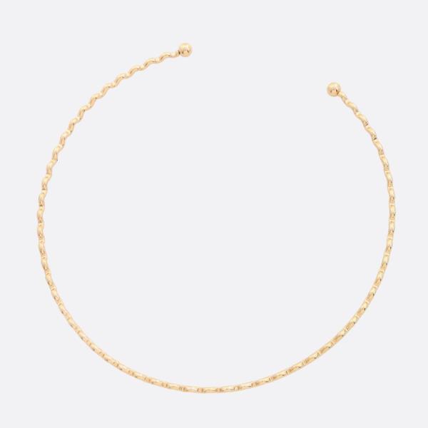 SODAJO WAVY METAL GOLD DIPPED CHOKER