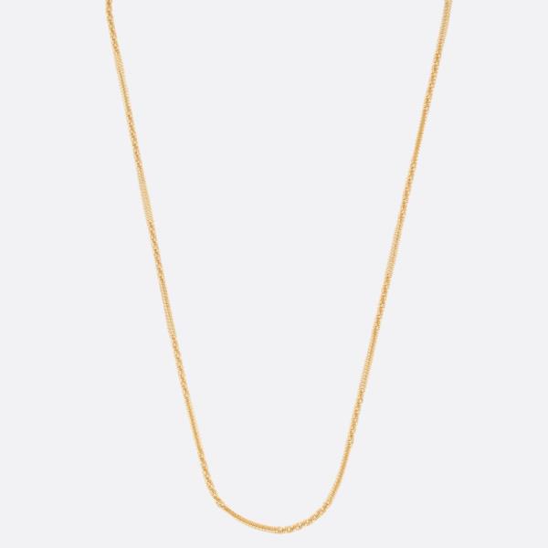 SODAJO METAL LINK GOLD DIPPED NECKLACE