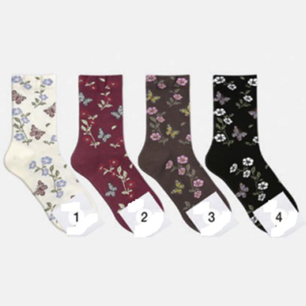 FLOWER ANKLE SOCKS