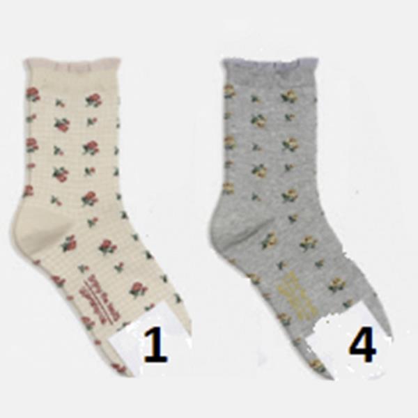 FLOWER ANKLE SOCKS