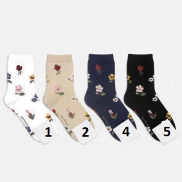 FLOWER ANKLE SOCKS