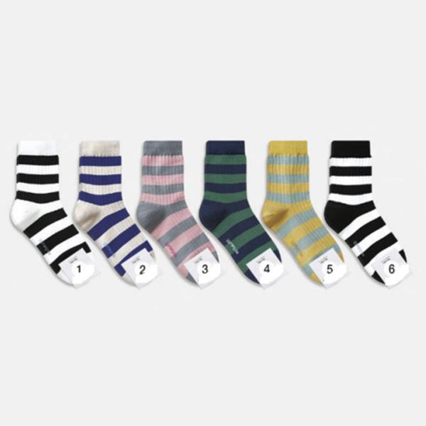 STRIPE ANKLE SOCKS