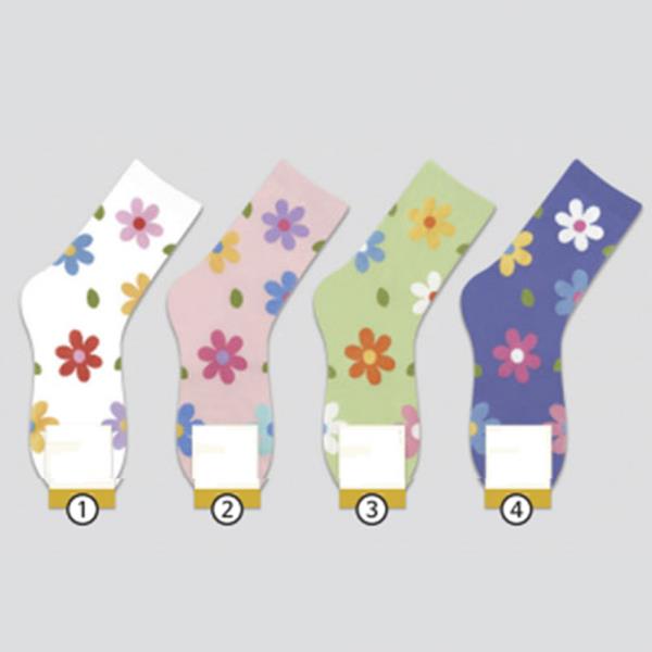 FLOWER ANKLE SOCKS