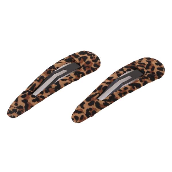 LEOPARD TRIANGLE HAIR PIN SET