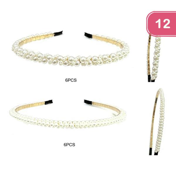 BEADED HEADBAND (12 UNITS)