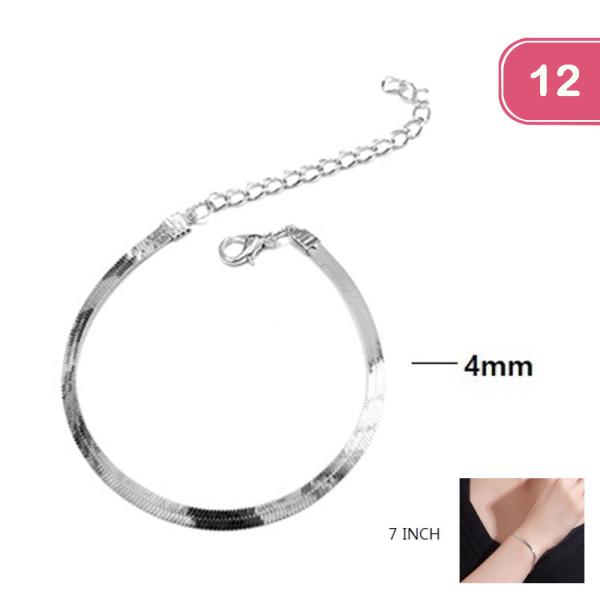 FLAT BRACELET (12 UNITS)