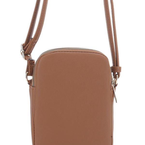 CHIC PLAIN ZIPPER CROSSBODY BAG