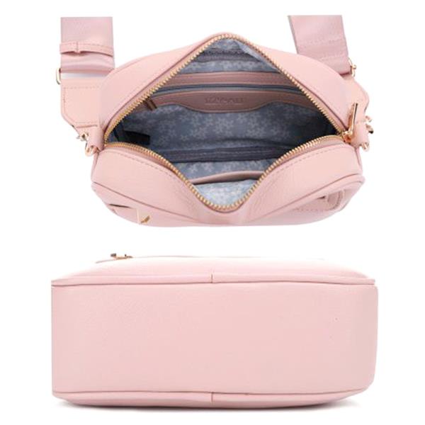 SMOOTH ZIPPER CROSSBODY BAG