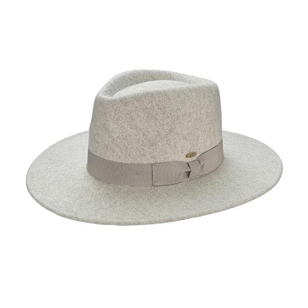 CC GROSGRAIN BOW VEGAN FELT HAT