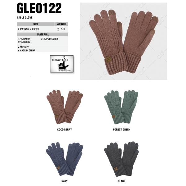 CC CABLE GLOVES