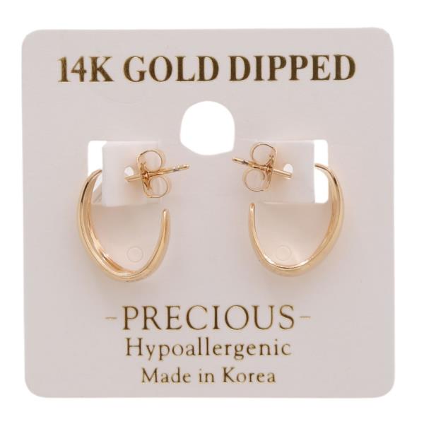 14K GOLD DIPPED EARRING