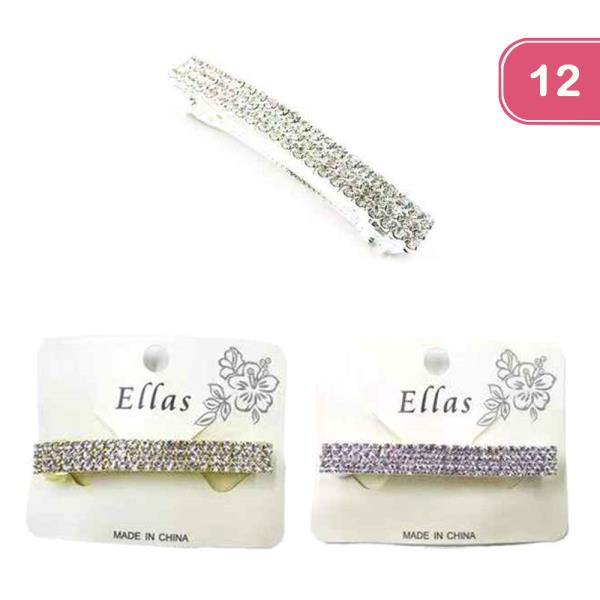 RHINESTONE HAIR PIN (12 UNITS)