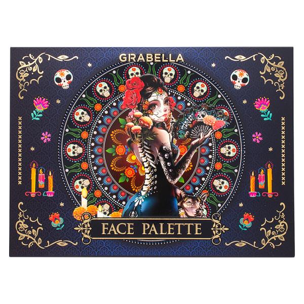 35 COLOR DAY OF THE DEAD FACE PALETTE