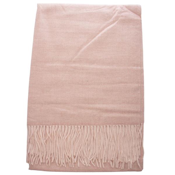 SOLID FRINGE OBLONG SCARF