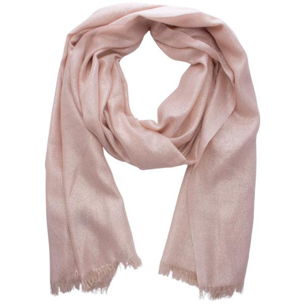 SHEER SHIMMER OBLONG FRAYED EDGE SCARF