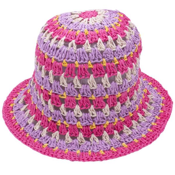 SOFT STRAW BUCKET HAT