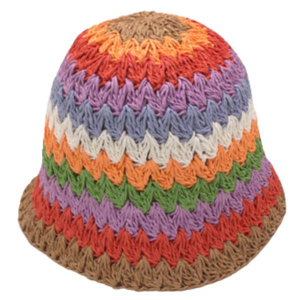 SOFT STRAW BUCKET HAT