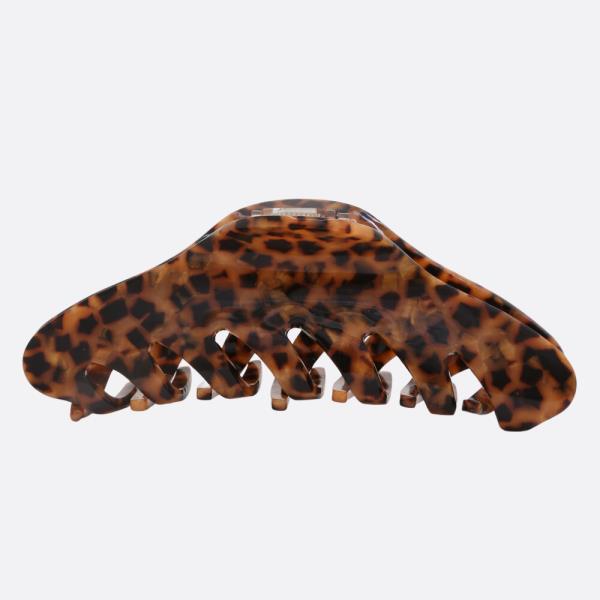 TORTOISE PATTERN CLAW HAIR CLIP