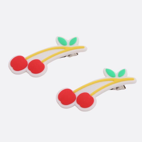 CHERRY HAIR PIN SET