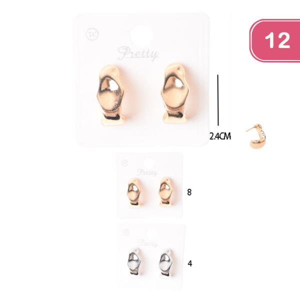 HOOP EARRING SET ( 12 UNITS)