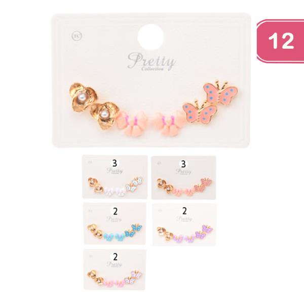 3PC EARRING SET ( 12 UNITS )