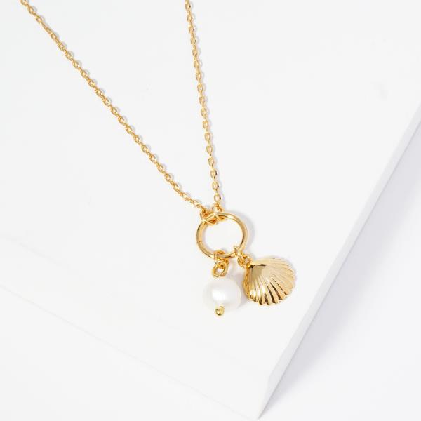 18K GOLD RHODIUM LIFES BEAUTY NECKLACE