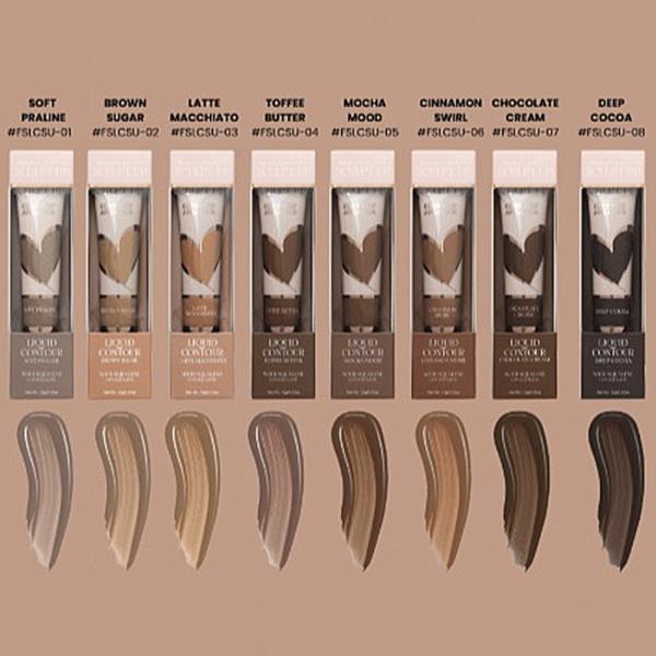 BEAUTY CREATIONS FLAWLESS STAY LIQUID WANDS LIQUID CONTOUR (6 UNITS)