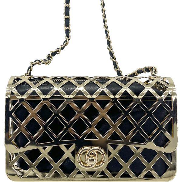 CLASSIC CAGE DESIGN CROSSBODY BAG