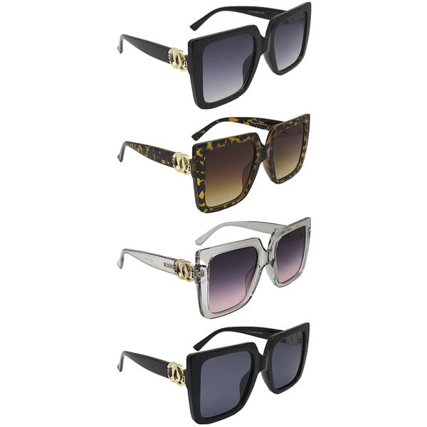 CHIC FASHION SQUARE SUNGLASSES 1DZ