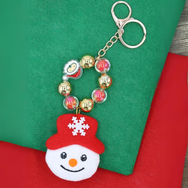 CHRISTMAS SNOWMEN KEYCHAIN