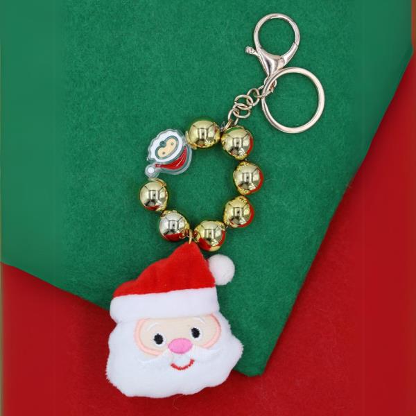 CHRISTMAS SANTA KEYCHAIN