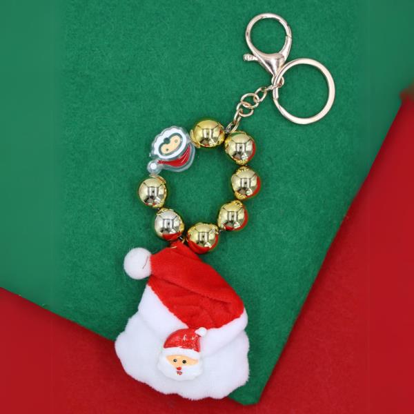 CHRISTMAS SANTA KEYCHAIN