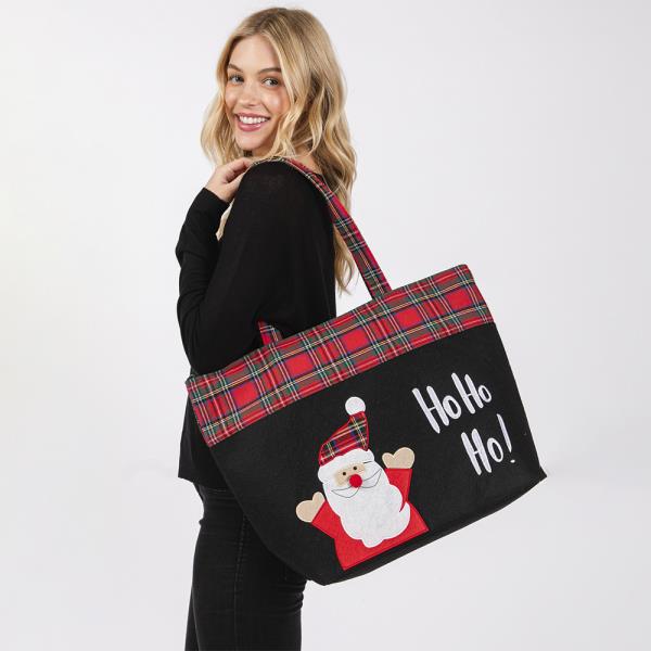 HO HO HO LETTER SANTA CHRISTMAS TOTE BAG