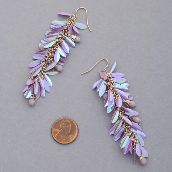 SEQUIN DANGLE EARRING