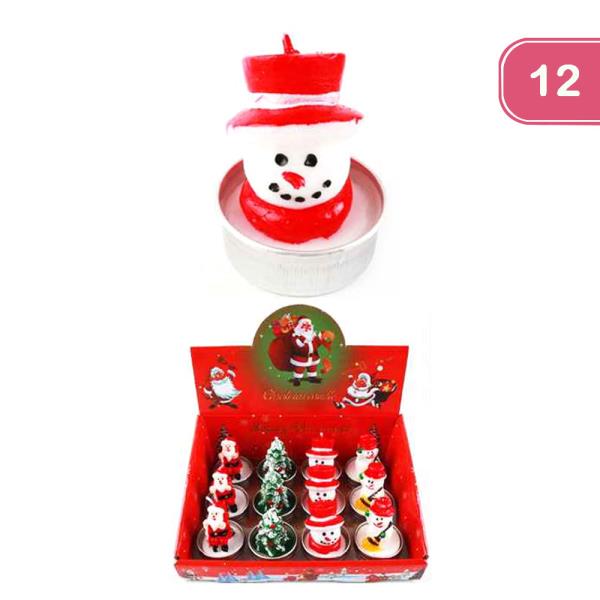 CHRISTMAS CANDLE (12 UNITS)