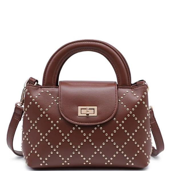 STUDDED LUCIANNA CROSSBODY BAG